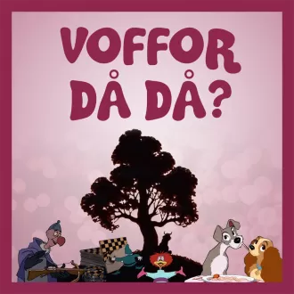 Omslagsbild för avsnitt 8 av podden Voffor Då Då med bilder från tv-programmet Kalle Anka och hans vänner önskar god jul